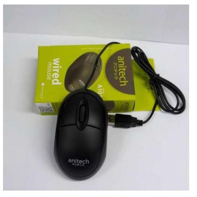 โปรแรงประจำเดือน👍 เม้าท์มีสาย USB MOUSE OPTICAL USB ANITECH A101 ราคาถูก ขายดี เกมมิ่ง สะดวก อุปกรณ์อิเล็กทรอนิกส์