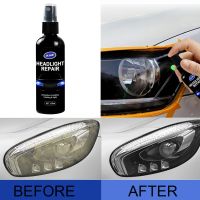 【LZ】✆✜❇  100/50/20ml Car Headlight Light Scratch Repair Polish Agent Fluid for Yellow Renovation Scratch Blur Oxidation Washing Tool