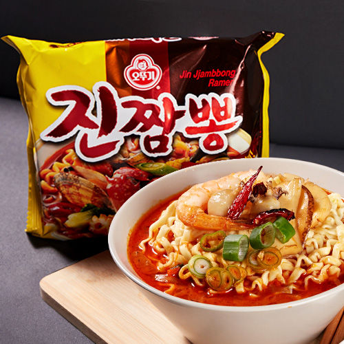 พร้อมส่ง-ottogi-jin-jjambbong-ramen-130g-มาม่าเกาหลี-จัมปง-มาม่าทะเล-รามยอน-ต้มยำทะเล-สไตล์เกาหลี-จิน-จัมปง-ราเมง