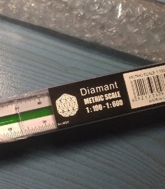 Diamant Triangular Metric Scale 1:100-1:600 | Lazada PH