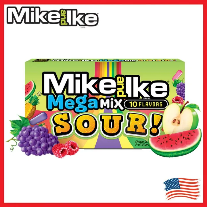 Mike and Ike™ Megamix Sours! 5oz Jelly Bean Gummies tags Lifesavers