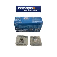 ถ่านนาฬิกา ถ่านกระดุม Renata 397 (SR726SW)  Watch Batteries Silver Oxide 1.55V (Swiss Made) ถ่านสวิส แพคกิ้งเม็ดเดี่ยว ของเเท้