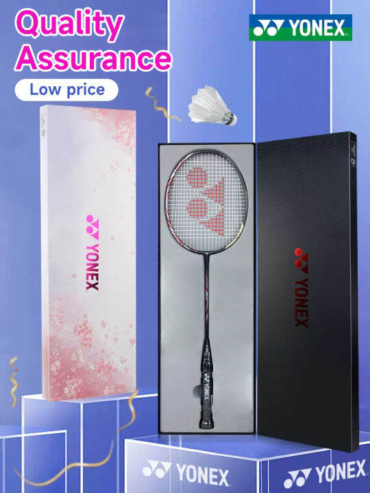 20lbs YONEX badminton racket single and double racket carbon aluminum