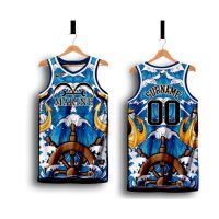 SEAMAN01 MIDSEA BASKETBALL JERSEY FREE CUSTOMIZE OF NAME AND NUMBER ONLY Full Sublimation