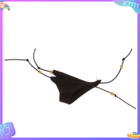 ? JCTTTY ? 1PC กางเกงชั้นในสำหรับ barbi Doll 1/6เสื้อผ้า SEXY Black Gold BEAD briefs Accessories