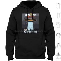 Ufo Ultimate Adventure Hoodies Long Sleeve Ufo Space Rocket Homecoquette Funny Joke Extraterrestrial Flying Saucer