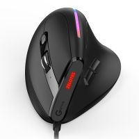 【HOT】❂✼ ZELOTES T-50 vertical mouse 9 keys optical 6 gear Ergonomic design