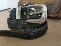 สีดำ  BELT AND BUCKLE เข็มขัดหัวชุด เข็มขัดหนังจระเข้หนังเเท้เป็นส่วนท้องจระเข้ หรือเรียกว่าเข้บ้อง