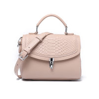 Womens Bag Genuine Leather Lady Handbag Female Crocodile Pattern Crossbody Shoulder Bag Fashion Trend Cowhide Small Flap Bag