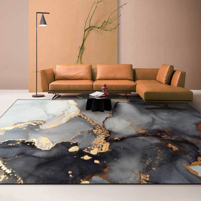 Modern Nordic Large Carpet Living Room 3D Print Gold Black Red Colorful Abstract For Kitchen Bedroom Area Rug Custom Home Mat