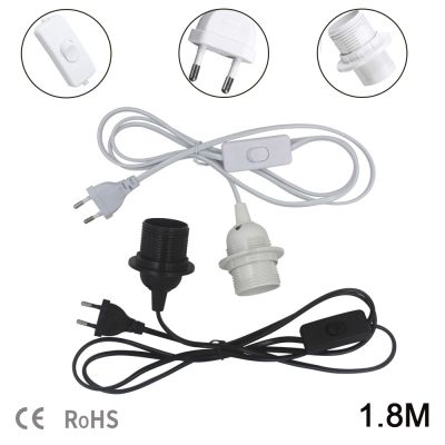 【YF】☒∏✓  1.8m E27 Lamp Base Holder Cord Cable Hanging Pendant Fixture Bulbs Socket Adapters With 220V