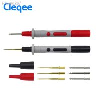 Cleqee P8003 p8001 1set 2pcs Multimeter Probe Replaceable gilded Needle Multi-purpose Test pen