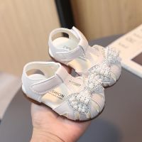 【hot】！ 0-3 Years Baby Sandals Rhinestone Shoes Newborn Infant Toddler Pink