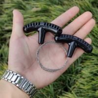 +【‘ PP Handle Steel Rope Stainless Steel Mini Pocket Saw Camping Survival Wood Cutting Wire Saw Outdoor Equipment Survival Supplies