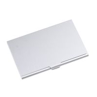 1 pc Storage Waterproof Business Card Storage Box Aluminum Metal Business ID Credit Card Holder Case Hot Selling Storage Boxes