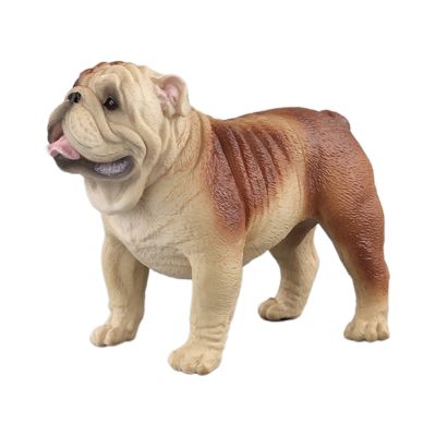 Dog Model Toy Figure Animal Realistic Biological Figurine Bully Statue Toys Interactive Desk Decoration Cake Toppers