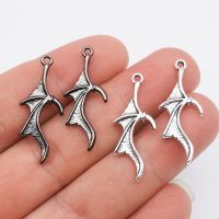 【CC】▦  20pcs 31x13mm  Demon Bat Charms Designer Jewelry Making Findings