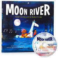 Oxford boutique Picture Book Moon River with CD original English Moon River childrens song picture book Tim Hopgood Oscar Zui best song award Audrey Hepburn Breakfast at Tiffanys Oxford