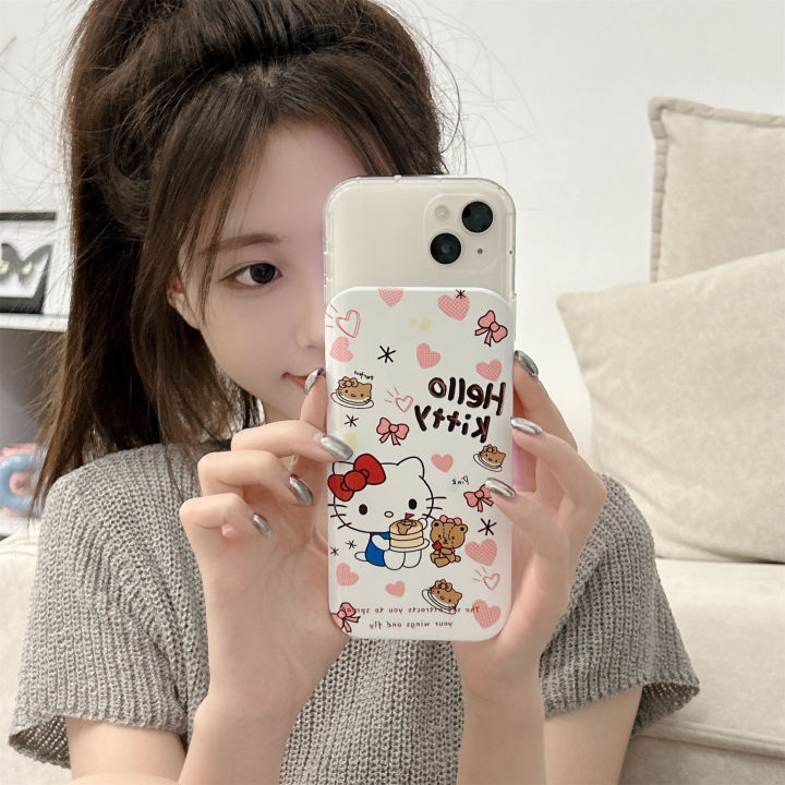 โครงสร้างที่หุ้มรีโมทคอนโทรไร้สายไอโฟนเคสสำหรับ-iphone-14-13-12-11-pro-max-โมเดลน่ารักสีสันสดใสหรูหราสง่างามแนวสตรีทวินเทจวัสดุพลาสติก