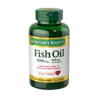 Natures Bounty Fish Oil 1200mg 120Softgels. น้ำมันปลา