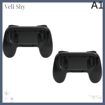 [Veli Shy] Nintend Switch Oled NS Joy-Con ซ้าย + ขวาเคสสำหรับตัวควบคุมด้ามจับจอยตัวยึดตัวจับที่ถือเกมมือจับยืนรองรับ