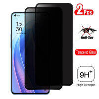 2PCS ป้องกันหน้าจอความเป็นส่วนตัวสำหรับ OPPO A93S A94 A95 A96 A92S Anti-Spy Glass สำหรับ OPPO Realme X50 RENO RENO Ace กระจกนิรภัย-fi9o