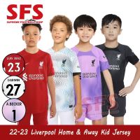 shot goods 【SFS】Top Quality 22-23 Liverpool Soccer Football Kid Jersey T-shirt Sports Jerseys Loose Fans Version 16 - 28