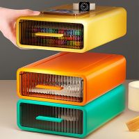 【jw】✙✚☂  Office Drawer Organizer Multifunctional Desk Makeup Storage Stackable Plastic Type Cabinet