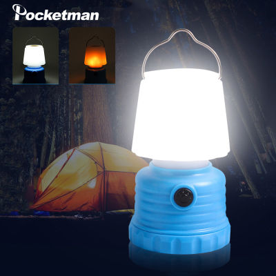 Outdoor Camping Light Led Portable Flame Lamp Lantern Tent Light Portable Flashlight Torch Lanterna by 3AAA Batteries