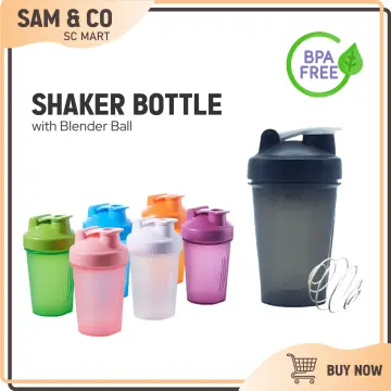 Shaker Bottle with Whisk Ball Blender by Netrition by Netrition - Exclusive  Offer at $4.99 on Netrition