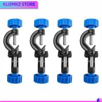 KLOMKZ 4Pcs อะลูมิเนียมอัลลอยด์ ที่ยึดขาตั้งแล็บ ที่จับยึดหัวแกะ มุมด้านขวา แคลมป์ยึดห้องปฏิบัติการ ใช้ในห้องปฏิบัติการ