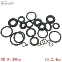 ๑▧❉ CS 2.4mm OD8-160mm NBR Rubber O Ring O-Ring Oil Sealing Gasket Automobile Sealing