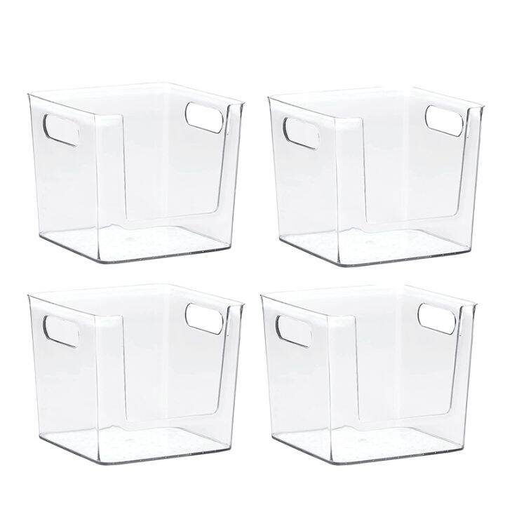 Kitchen Organization Clear Plastic Storage Bins Pantry Organization