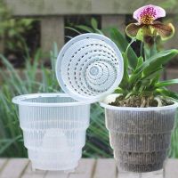 【YF】♗  Mesh Plastic Orchid Pots With Holes Transparent Pot Succulent Fleshy Garden