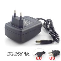 【support】 yawowe AC 100โวลต์-240โวลต์ DC 24โวลต์1A Power Adapter แปลงกล้องวงจรปิดทีวีชาร์จสวิทช์สำหรับ LED S TRIP 5.5มิลลิเมตร * 2.1มิลลิเมตรสหภาพยุโรปเสียบ L19