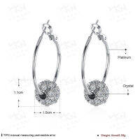 2021 Brincos Oorbellen Wholesale Fashion Women Jewelry 925 Name Earrings Droplets Design Crystal from Swarovskis Charm