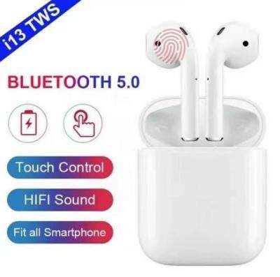 หูฟังรองรับการชาร์จไร้สาย New I13 TWS wireless bluetooth 5.0 headset Open popover quick connection HIFI sound quality sports headphones Widely compatible ใช้ได้กับโทรศัพท์ทุกรุ่น PK i12 i60 i200 i10 tws