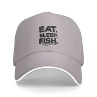 BT3E Eat Sleep Fish| Perfect Gift For you and friends Cap Baseball Cap Snap back hat christmas hat Caps male Womens