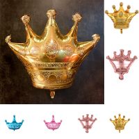 【DT】hot！ 1pc large rose gold pink blue Noble  foil Balloons king queen Birthday decoration Supplies Kids