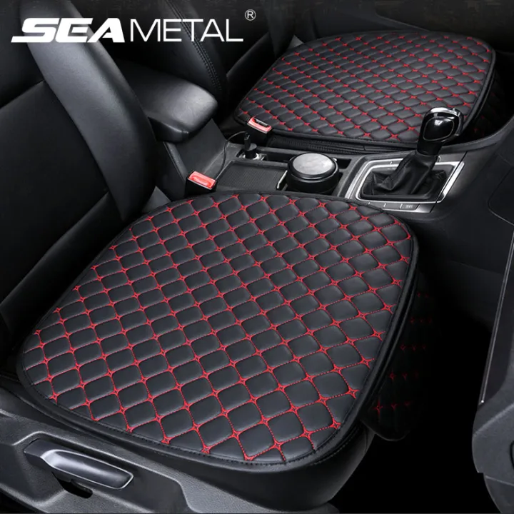 Automotive Car Seat Covers Set Leather Universal Cushion Protection Interior Accessories
