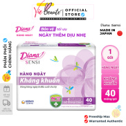 BVS Diana Sensi - Băng Vệ Sinh Diana Sensi Hàng Ngày Kháng Khuẩn 40 Miếng