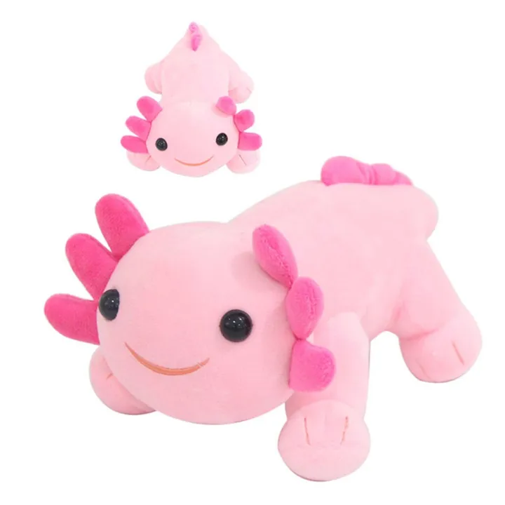 Comfortable Toy Cute Doll Hexagonal Dinosaur Pink Plush Salamander Soft ...