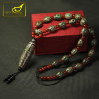 Arsun Jewelry Tibet Dzi Beads Necklace Real Stone Tibetan Jewelry Men&amp;womens Necklace Free Shipping