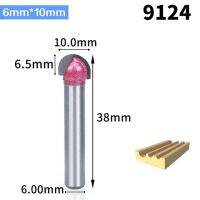 Huhao ดอกกัดเซาะร่องร่องทรงกลมรัศมี Shk 6มม. 1ชิ้น Cnc บิตเราเตอร์จมูกกลมสำหรับโรงสีงานไม้เกรดอุตสาหกรรม