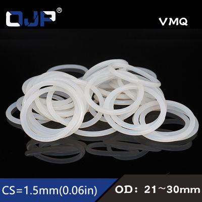 【2023】5PCSlot Silicon Ring SiliconeVMQ O ring 1.5mm Thickness OD2930mm Rubber O-Ring Seal Gasket Washers