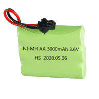 NEW high quality 3.6V 3000mah AA NI-MH with Charger For RC Car Robots Tank Train Boat parts AA 3.6v 2400mah Rechargeable Battery และอุปกรณ์เสริมอื่นๆ