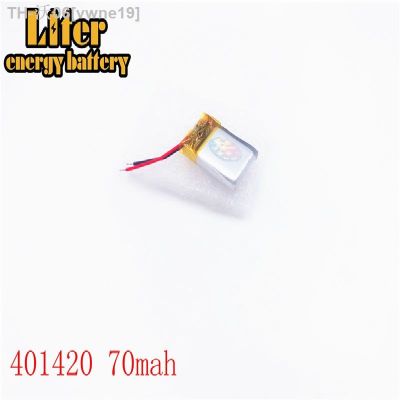 3.7V 70mAh 401420 401520 Lithium Polymer LiPo Rechargeable Battery For Mp3 Mp4 PAD DVD DIY E-book bluetooth Headphone [ Hot sell ] vwne19