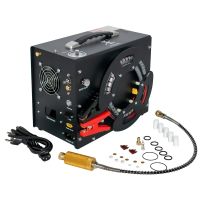 TUXING TXES062 4500Psi 300Bar PCP Air Compressor with Wire Spool Built-in 12V Power Adapter &amp; Fan Auto-stop for PCP Scuba Tank Air Compressors  Inflat