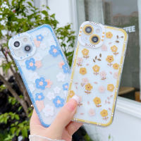 สดใส &amp; เคสโทรศัพท์ดอกไม้สำหรับ Realme 10 9 Pro Plus + 9i 8 5G 8i 5 5i 6i Realme C11 C12 C25 C25s C15 C20 C20A C31 C33 2023 C35 Narzo 50นายกรัฐมนตรีเคสใส