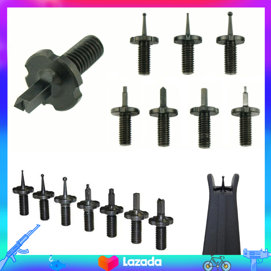 7 PK  Precision Front Sight Post Body Assortment Replacement Kit Steel 